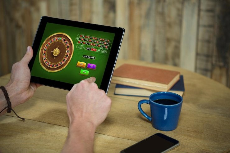 Ilustrasi keamanan data pada sesi live casino menggunakan enkripsi tingkat tinggi